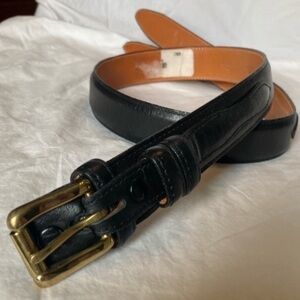 SAS Leather Saddle Belt Black